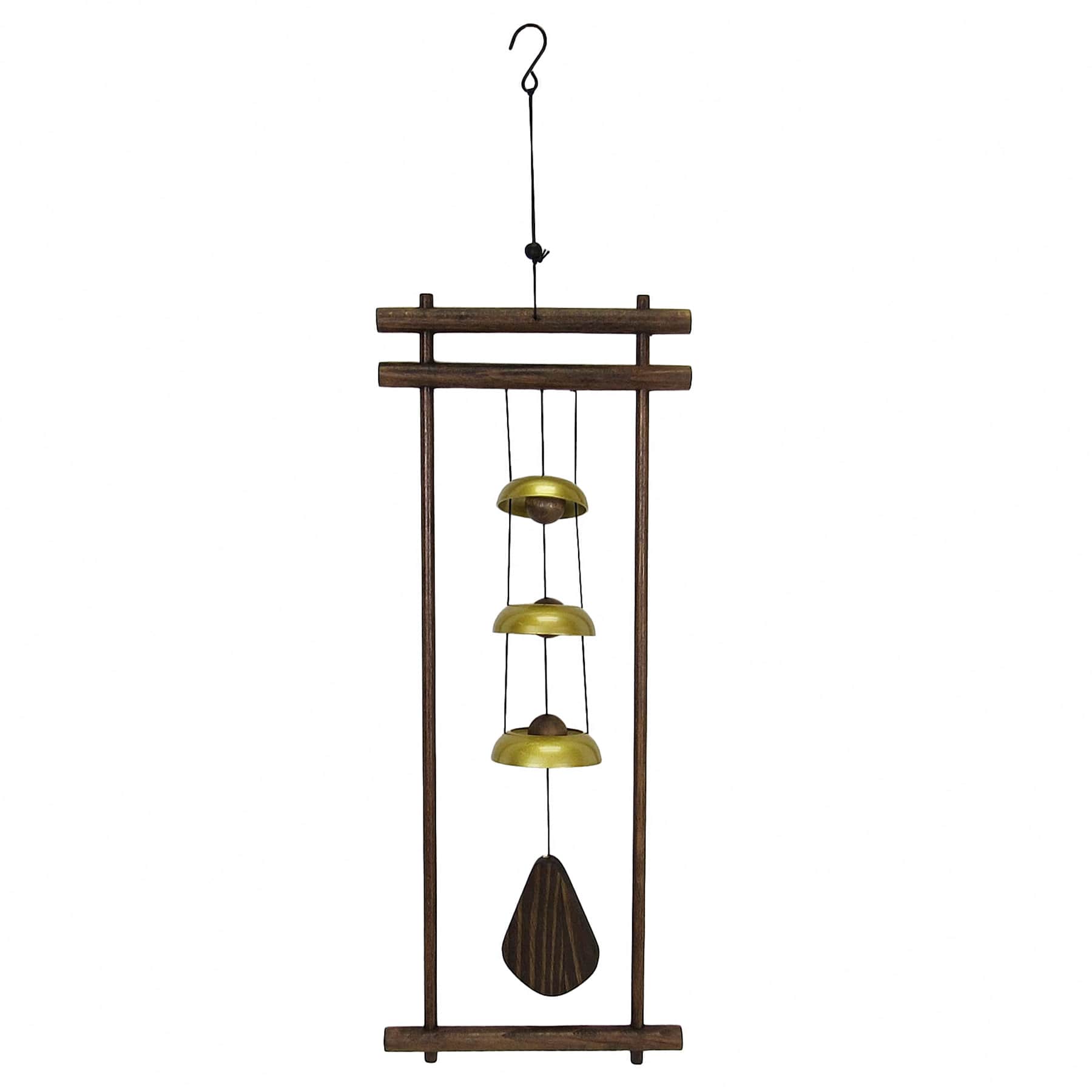 Found & Fable Metal & Wood Wind Chime, 18"