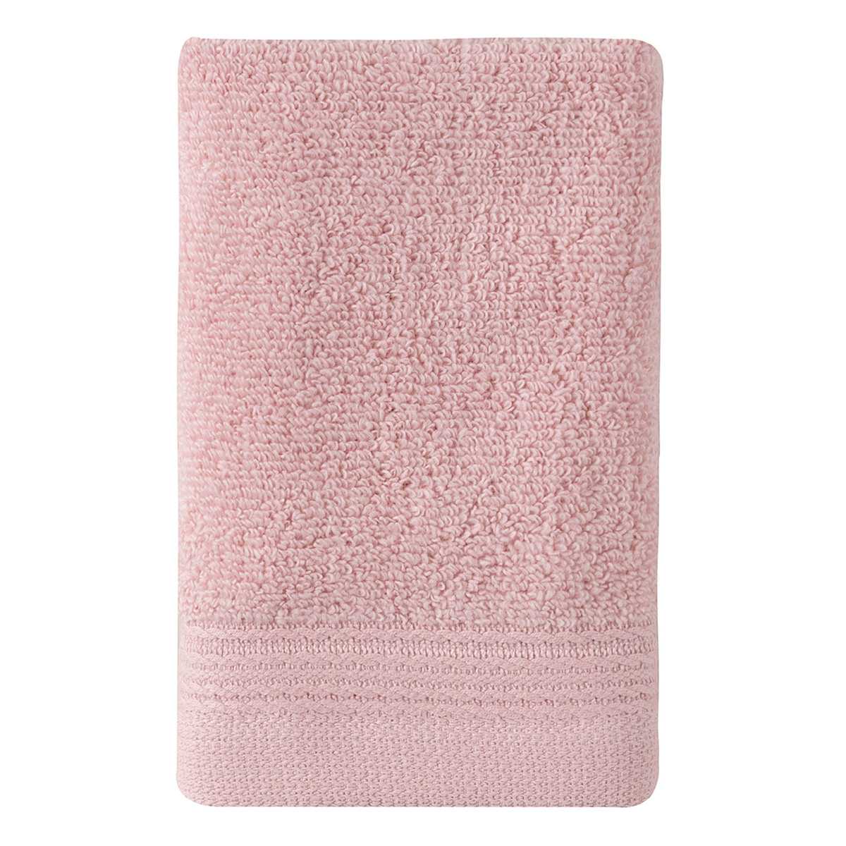 Honeybloom Plush Performance Solid Pink Washcloth, 13"