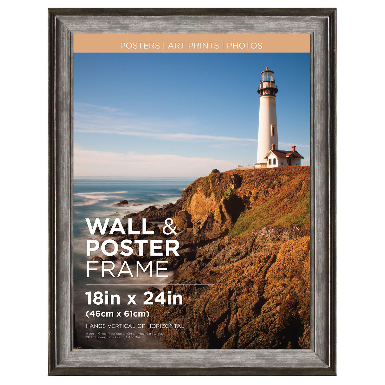 Cassandra Brown & Taupe Poster Wall Frame, 18x24