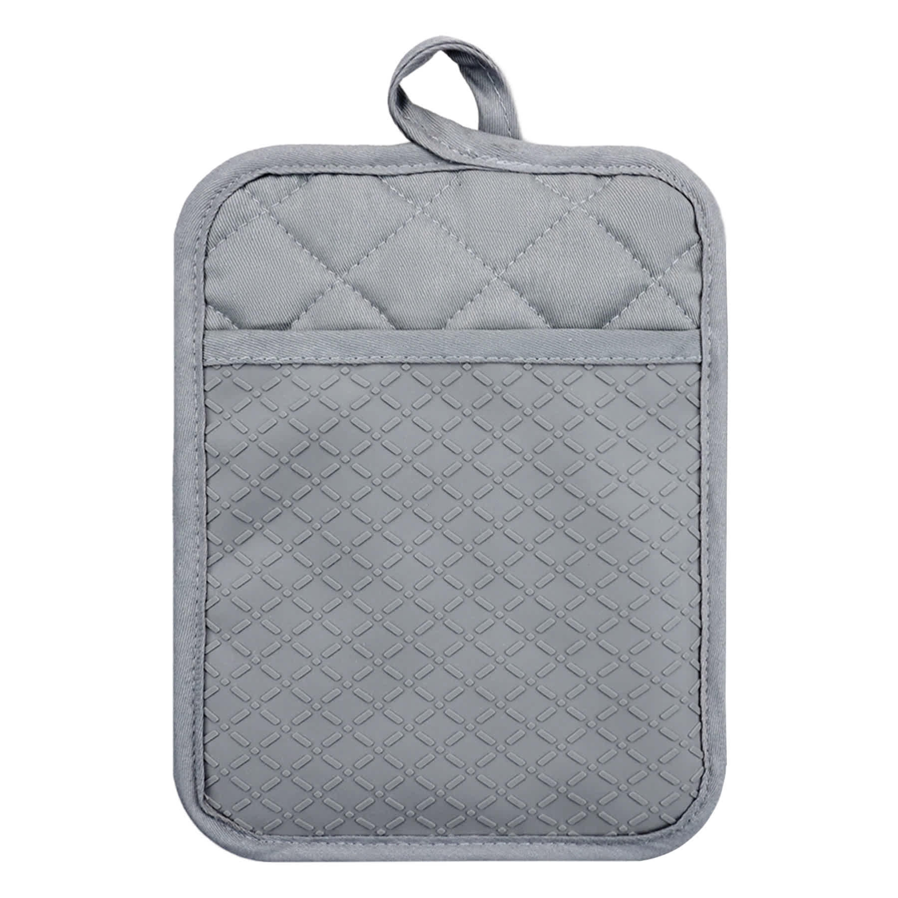 Grey Silicone Pot Holder