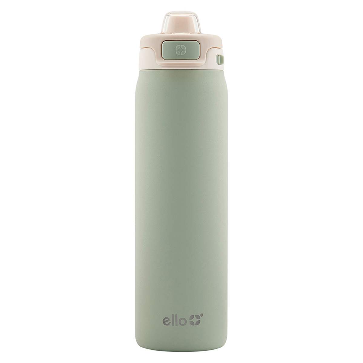 Ello Pop & Fill Pistachio Stainless Steel Water Bottle, 22oz