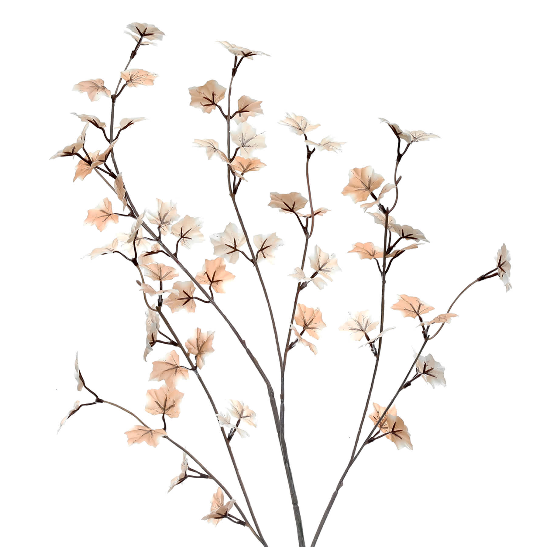 Cream Maple Leaf Stem, 38"