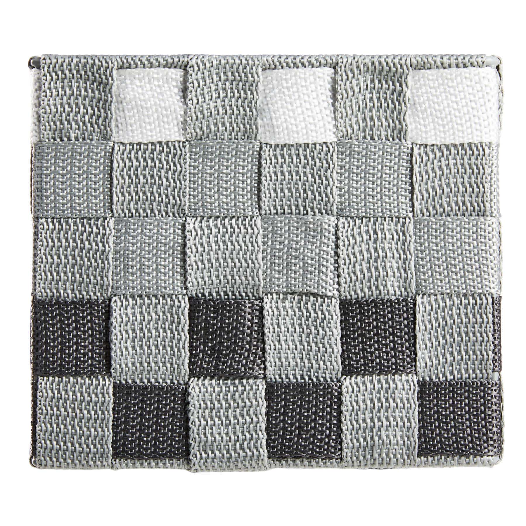 Grey Ombre Under Bed Strap Storage Basket, Small