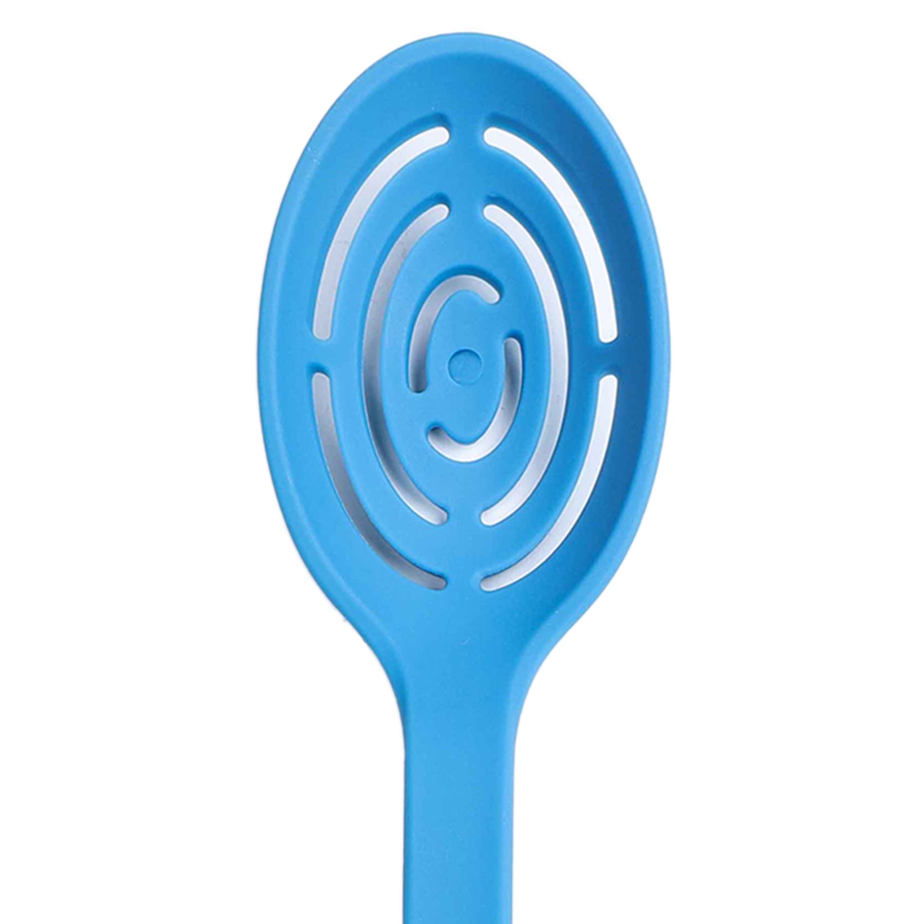 Blue Nylon Slotted Serving Spoon