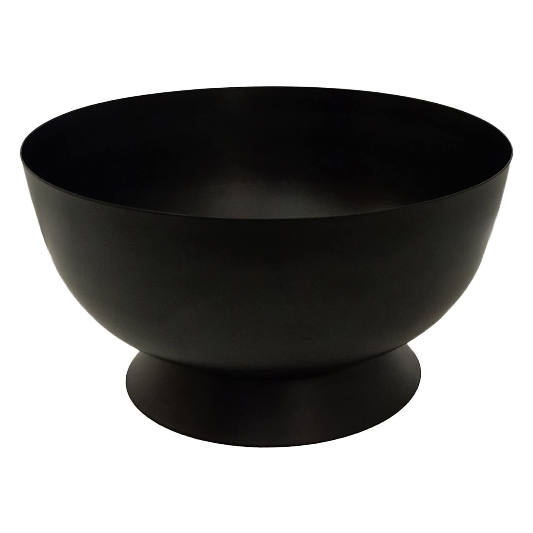 Found & Fable Black Metal Pedestal Bowl