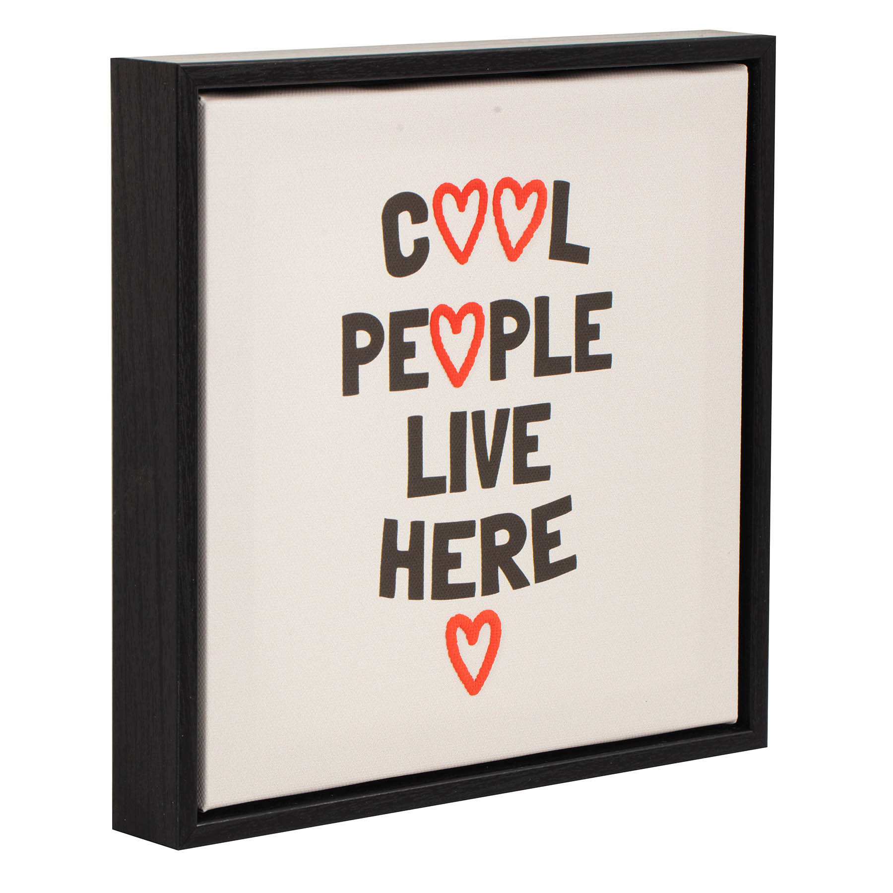 Cool People Framed Art, 8x8