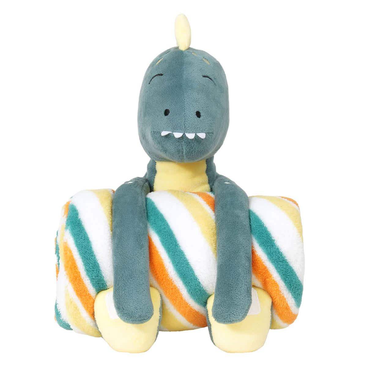 Tiny Dreamers Dinoskater T-Rex Huggable Throw Blanket