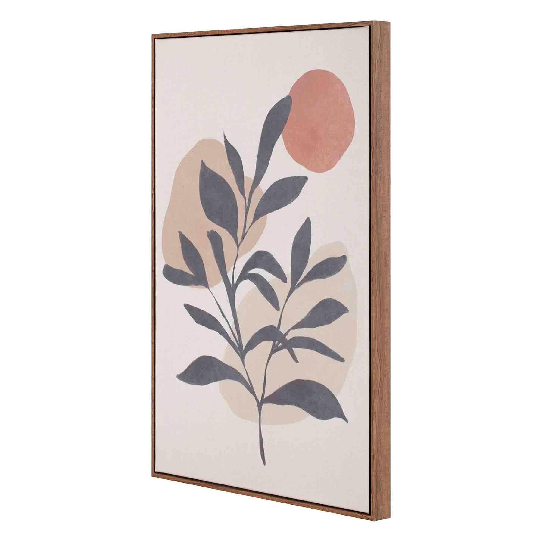 Framed Botanical Under the Sun Canvas Wall Art, 20x30