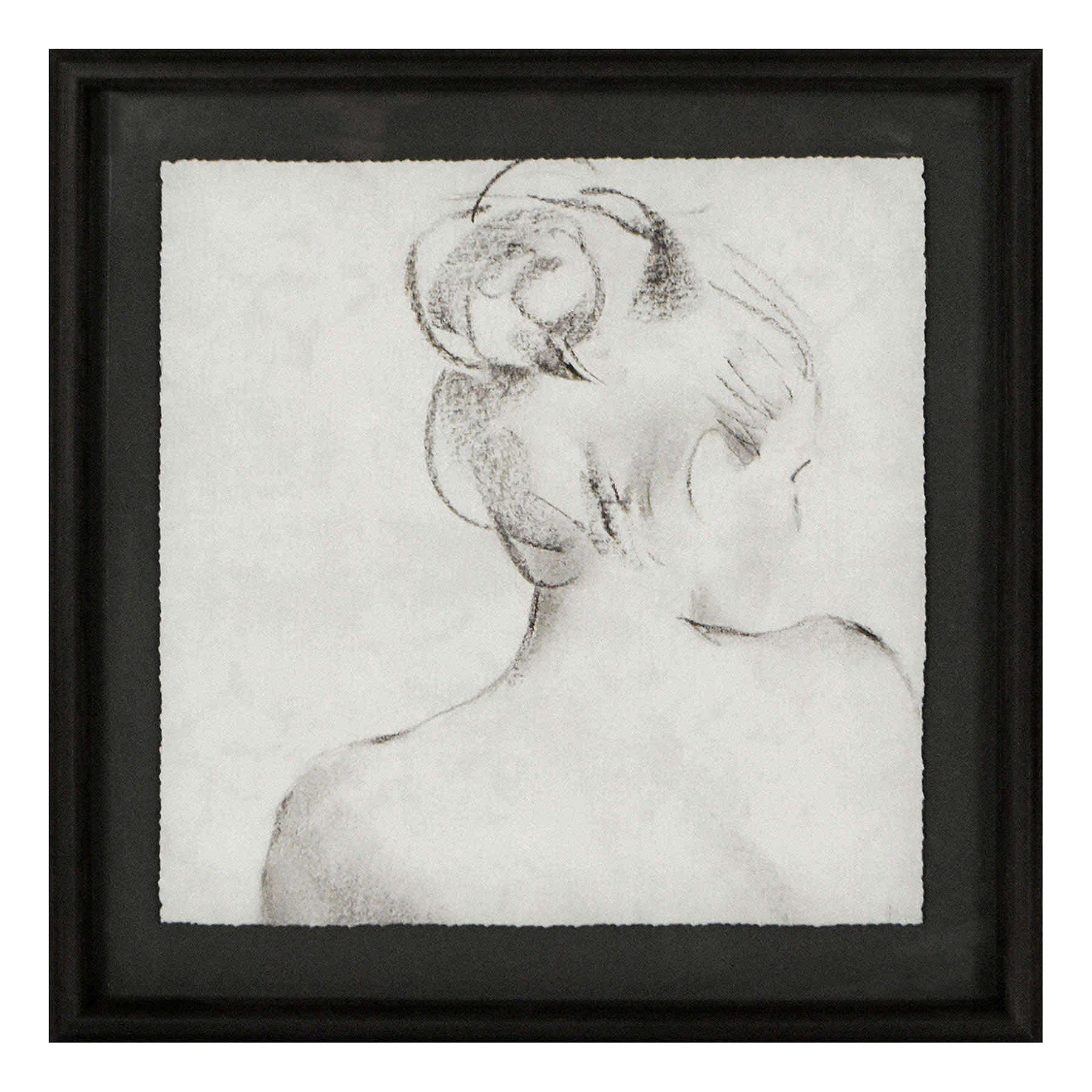 Providence Glass Framed Sketch Print Wall Art, 14"