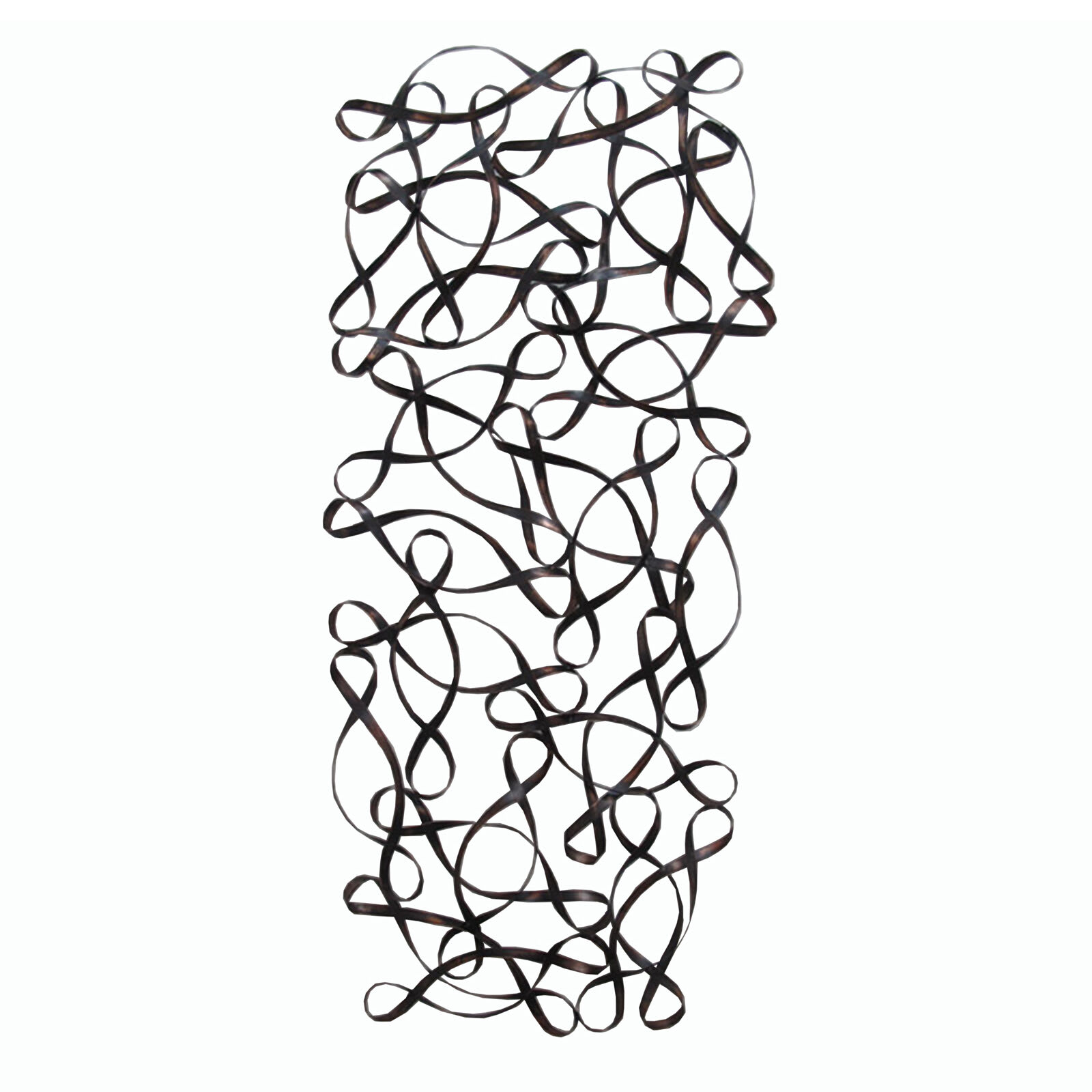 Metal Swirls & Loops Wall Art, 19x43