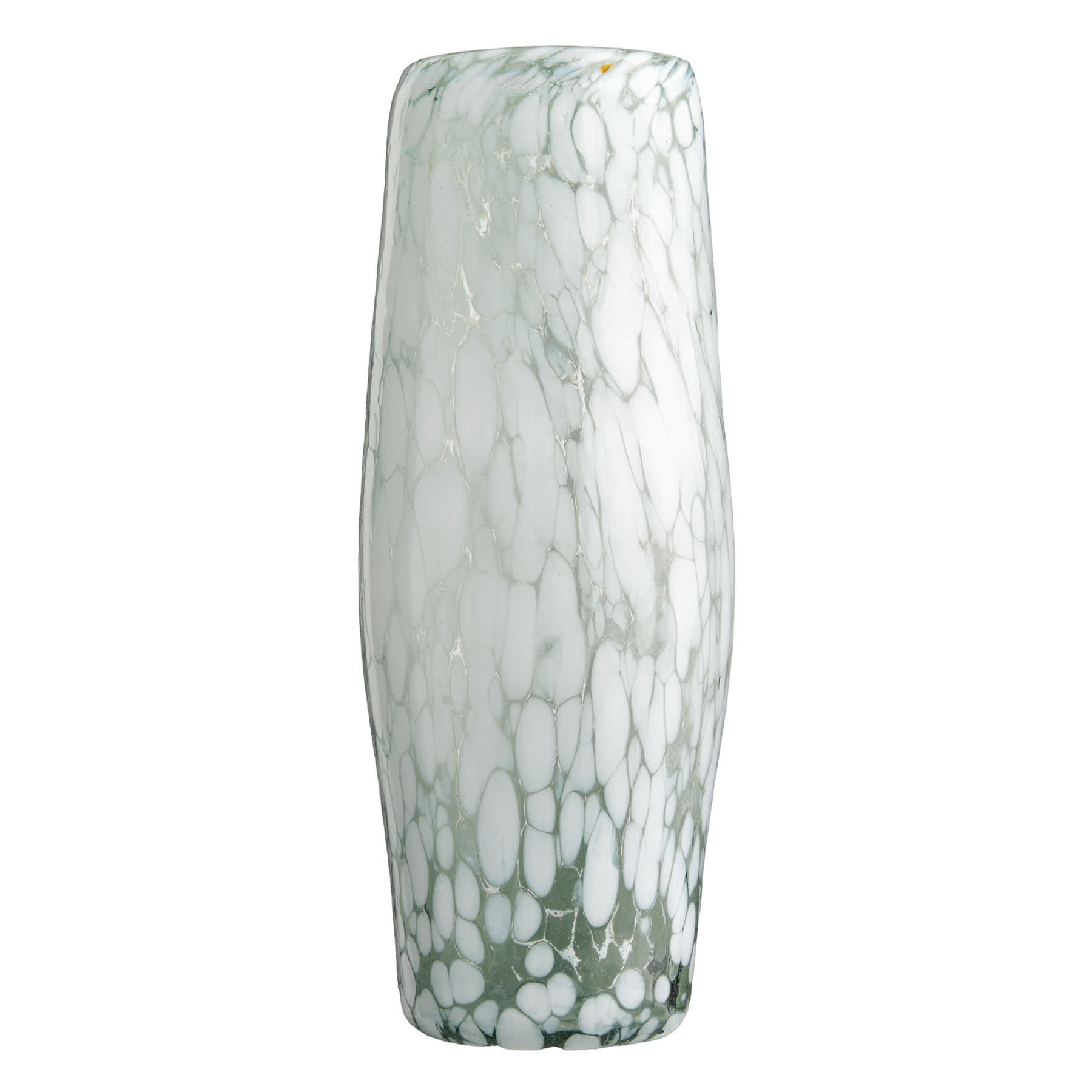Speckled Art Glass Vase, 10"
