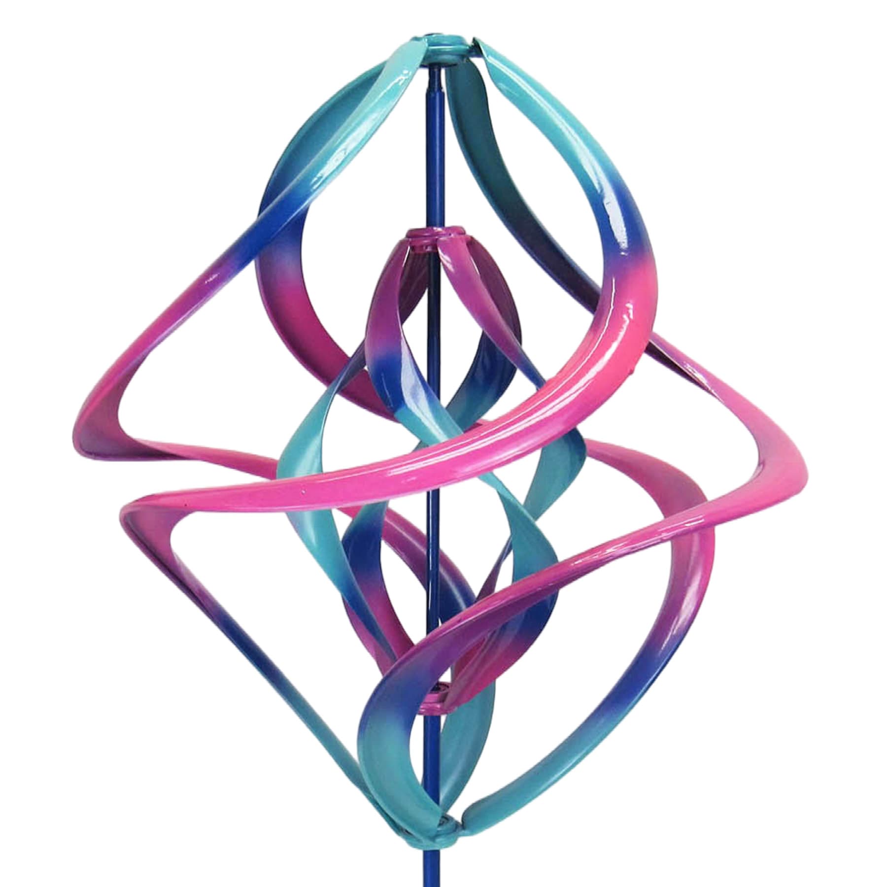 Purple Wind Spinner Yard Stake, 42"