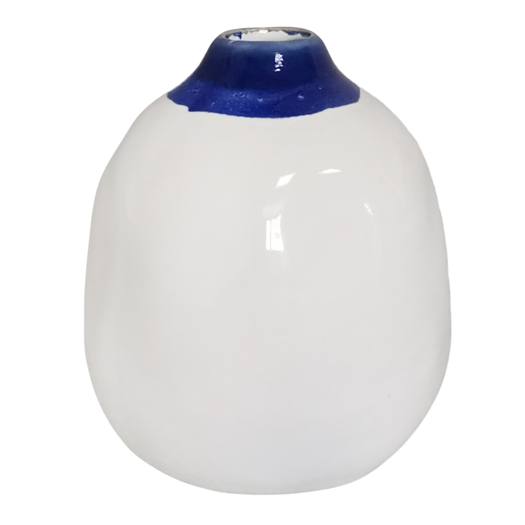 Tracey Boyd White Ceramic Vase, 5"