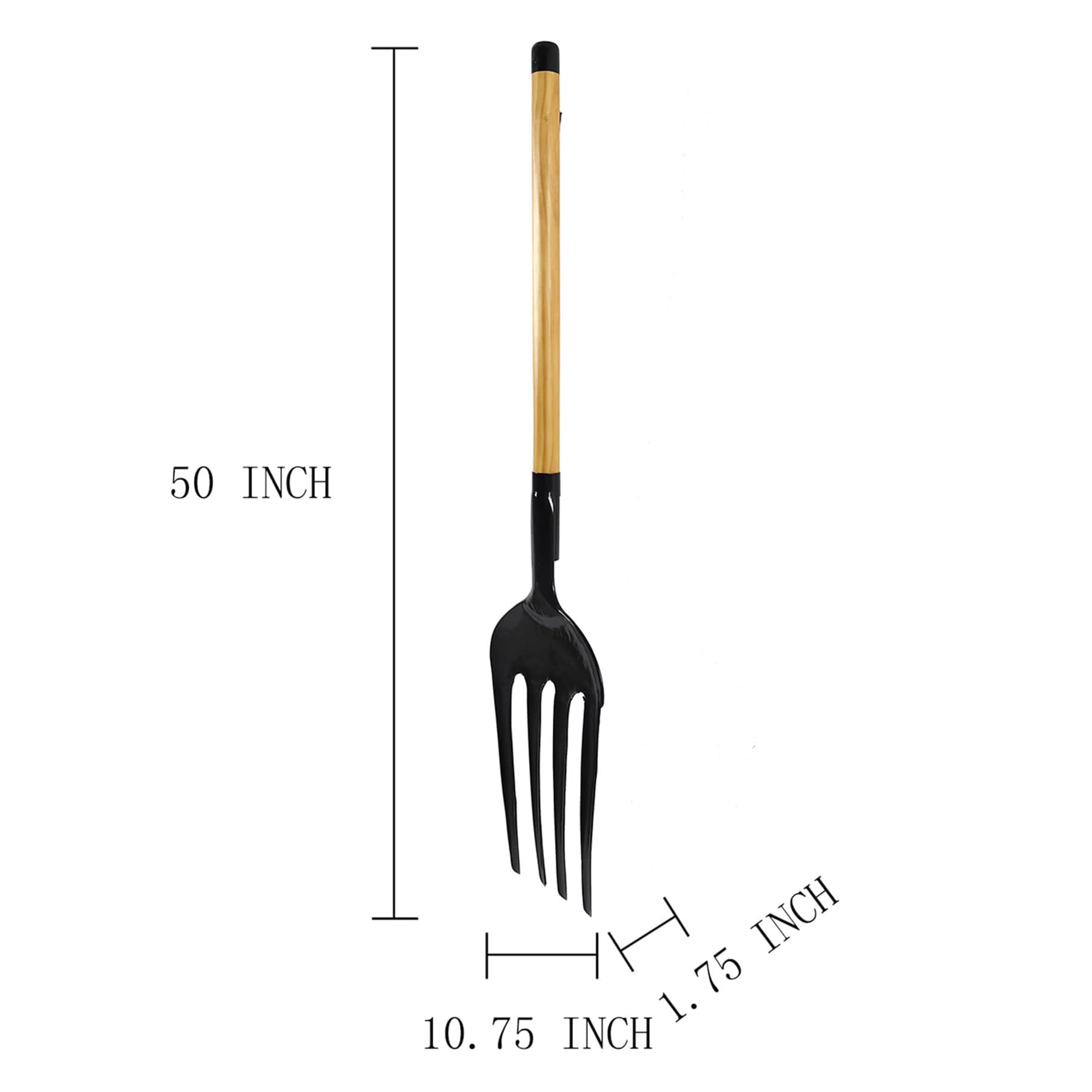 Metal & Fork Wooden Wall Decor, 11x50