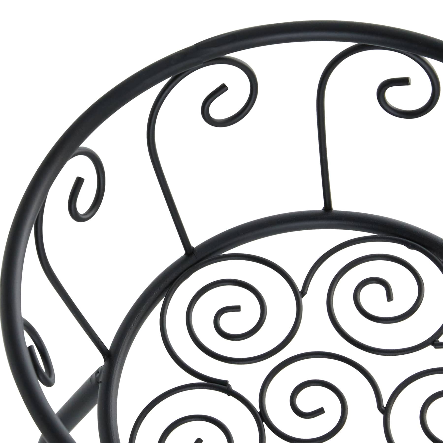 Black Metal Planter Stand, Small
