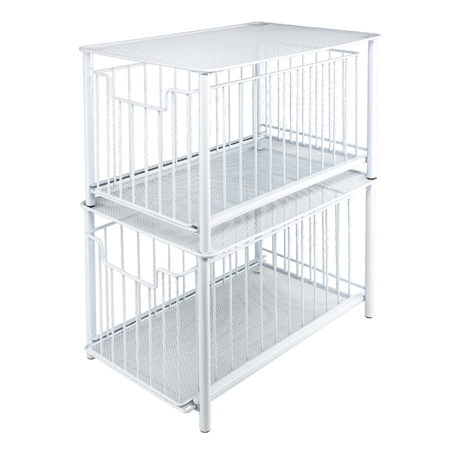 White Under the Sink Storage Organizer, Large