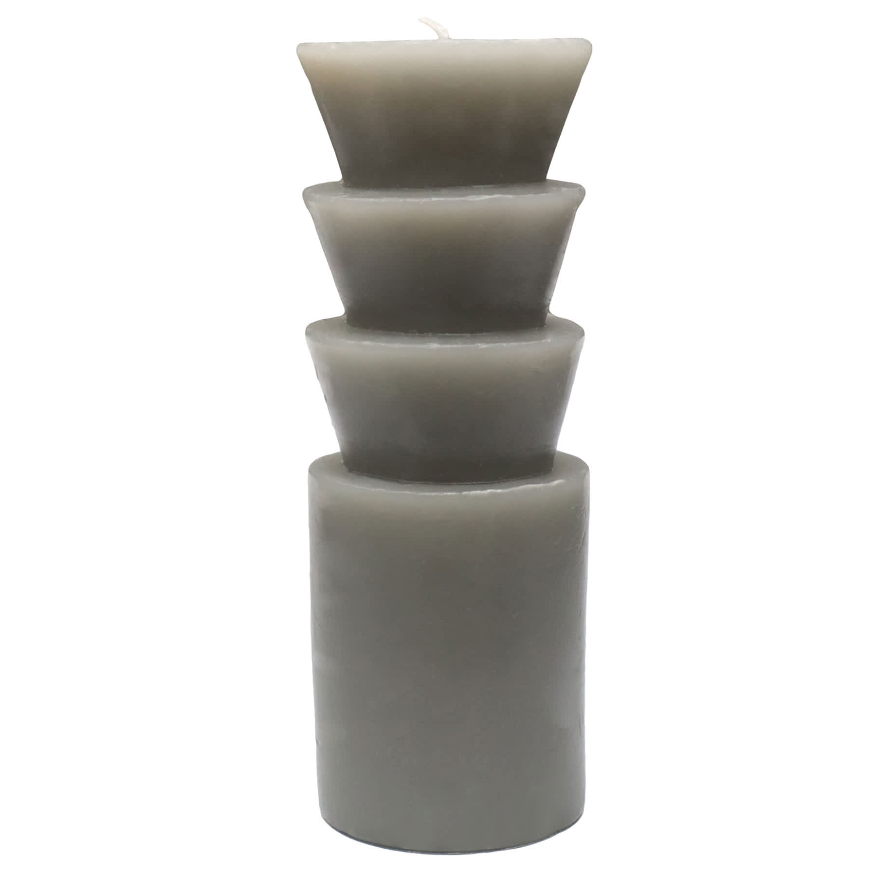 Crosby St. Grey Unscented Totem Pillar Candle, 2x6
