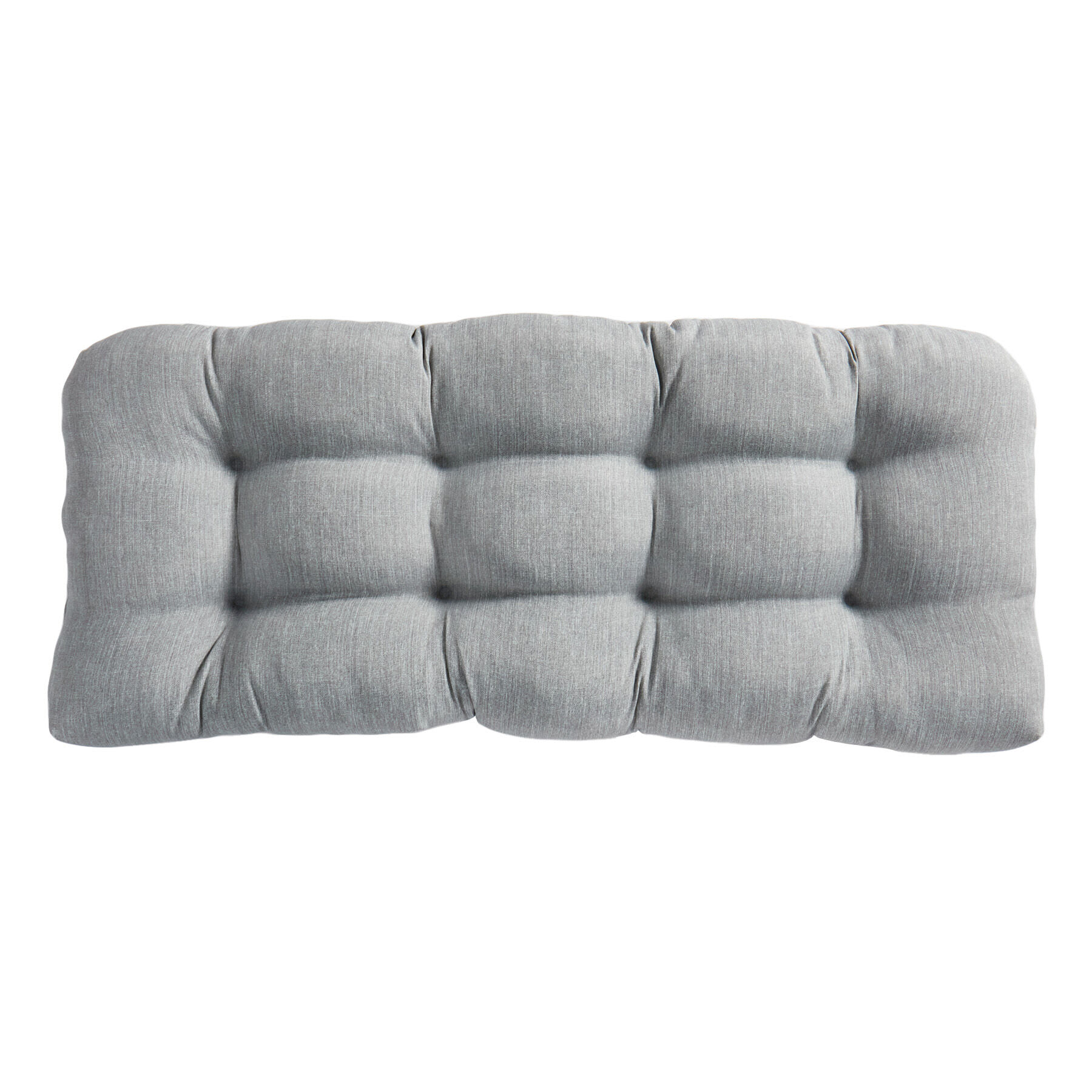Tahiti Silver Outdoor Wicker Settee Cushion