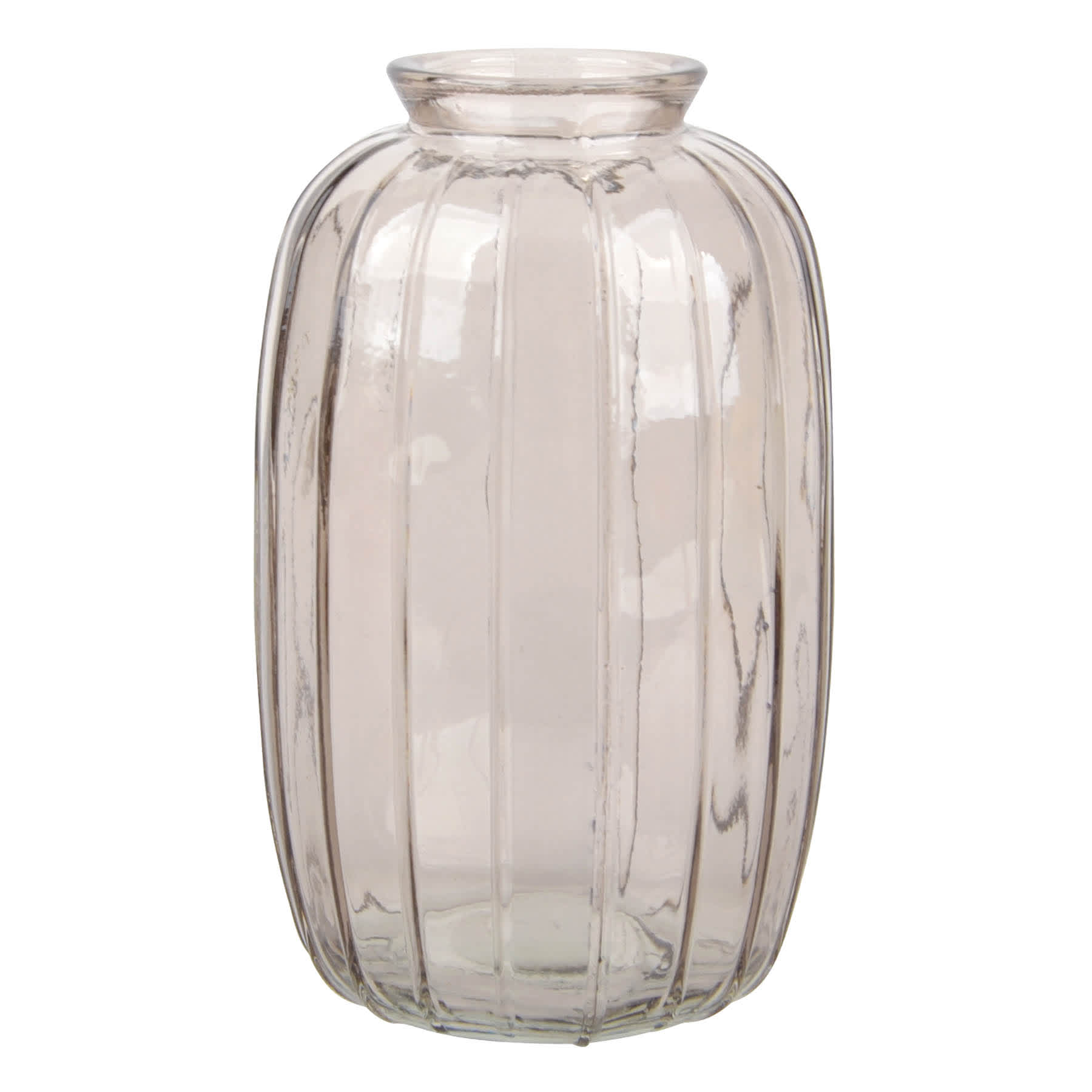 Grey Glass Bud Vase, 5"