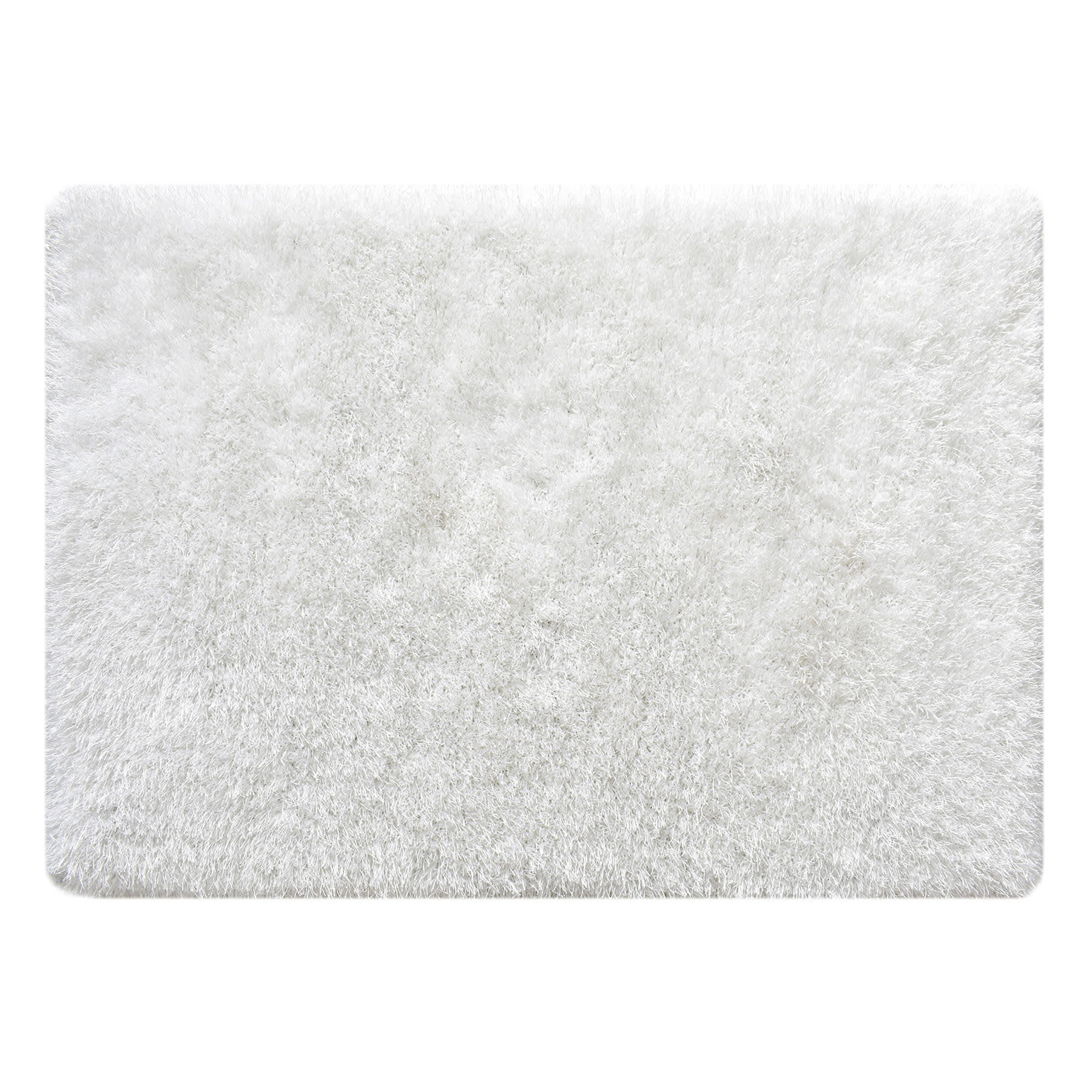 Eve White Shag Accent Rug, 27x42