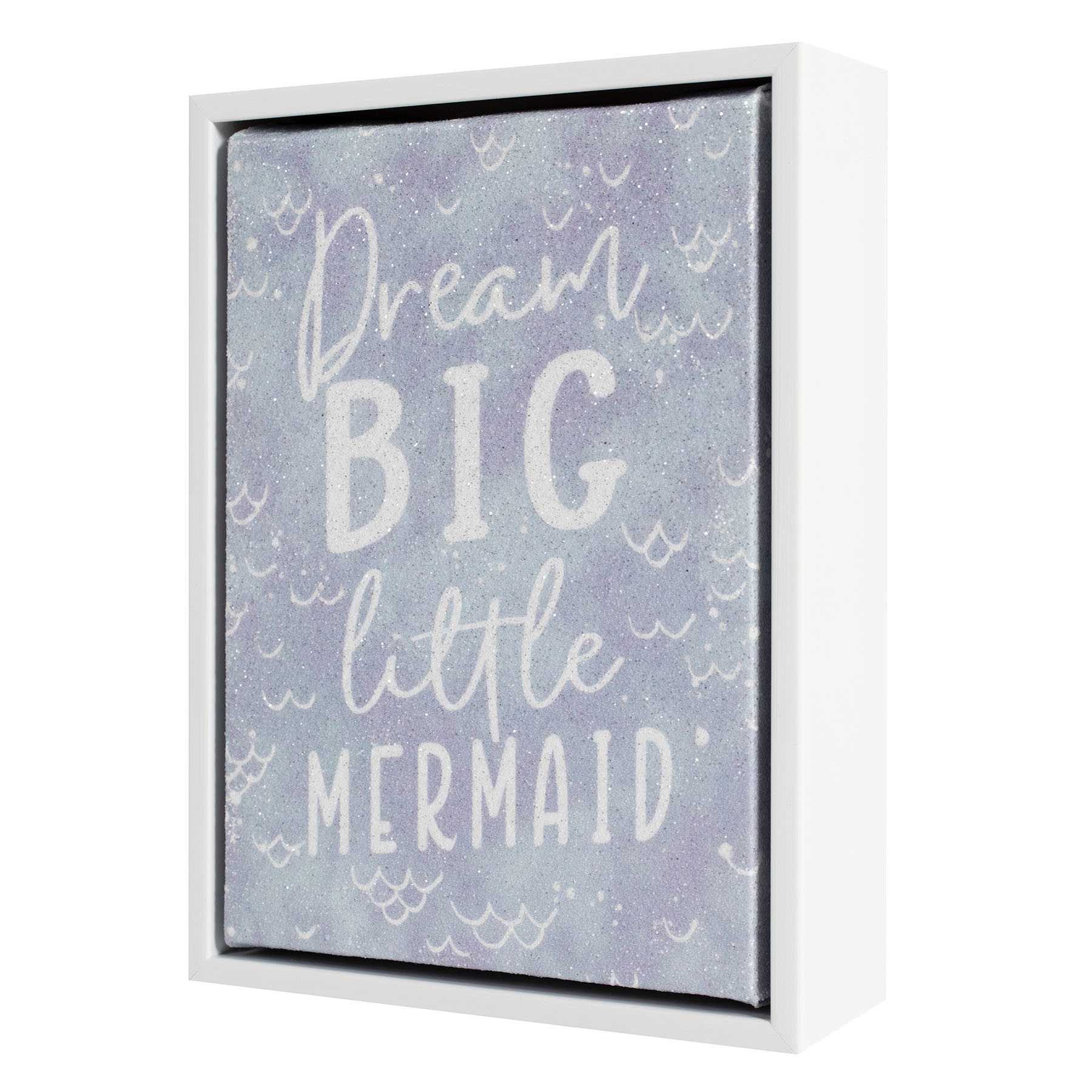 Tiny Dreamers Dream Big Framed Canvas, 6x8
