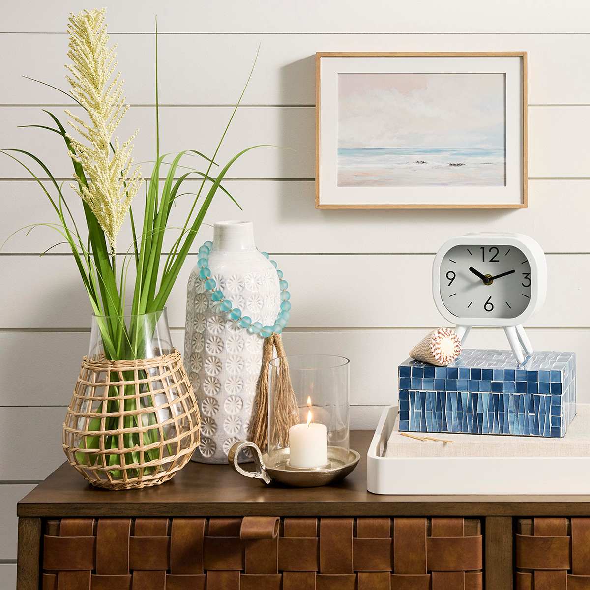 Blue Mosaic Box, 8x5