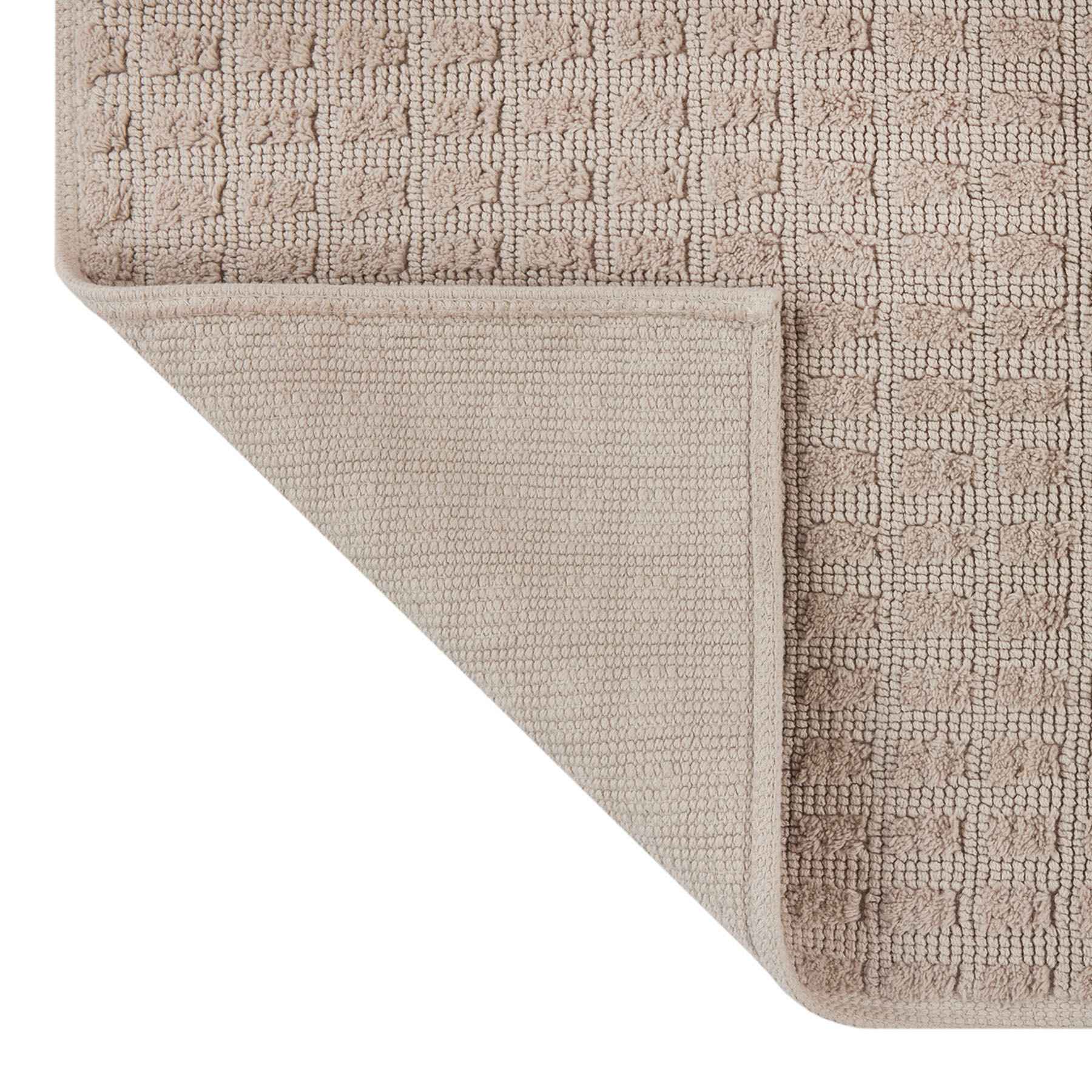 Honeybloom Woven Square Stone Bath Rug, 20x30