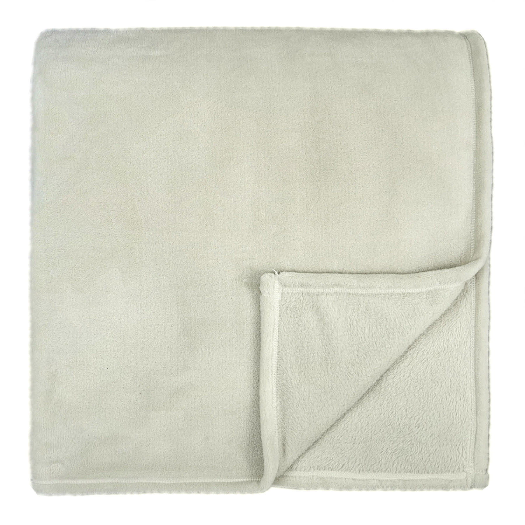 Natural Plush Bed Blanket, King