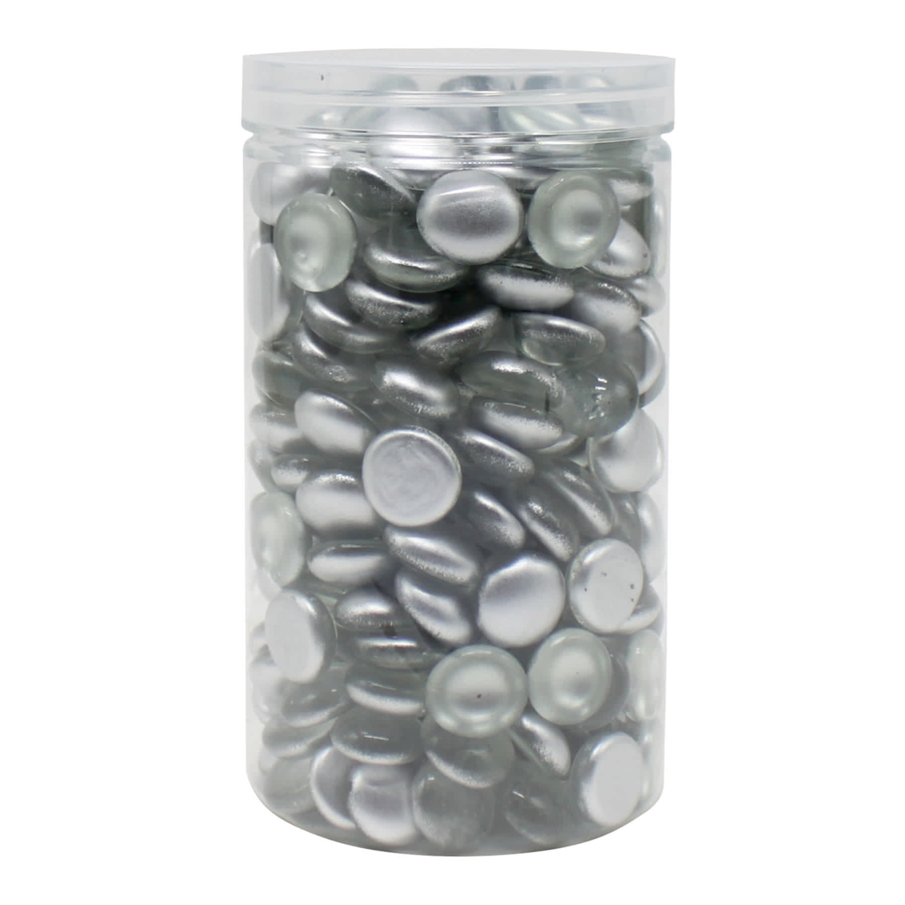Found & Fable Silver Glass Gems Bowl Filler, 38oz