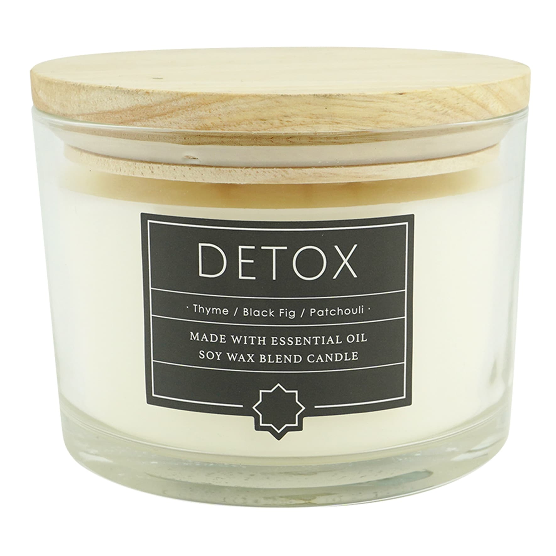 Found & Fable Detox Scented Glass Jar Candle, 16oz
