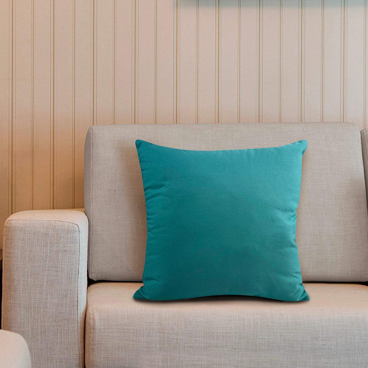 Teal Throw Pillow, 18"