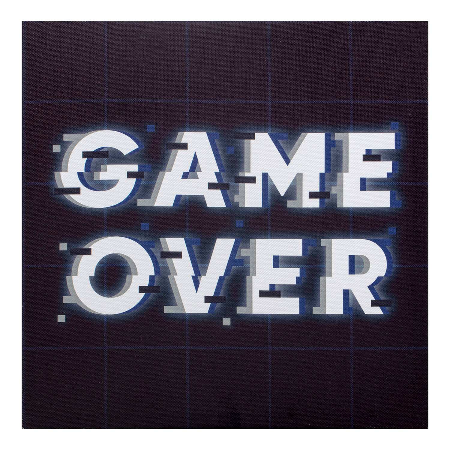 Game Over Canvas Wall Sign, 12"