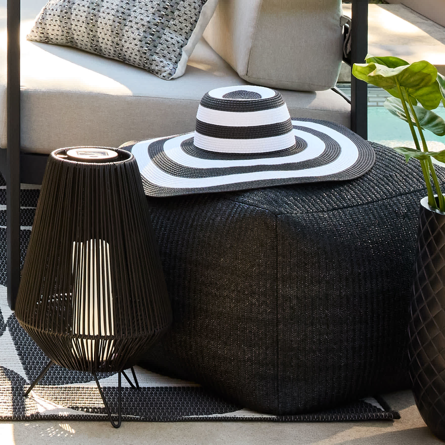 Crosby St. Modern Solar Led Candle Outdoor Lantern, 18"