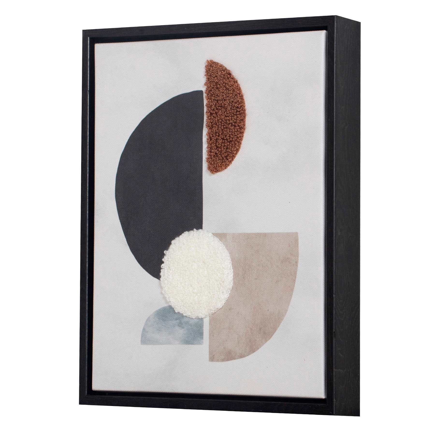 Crosby St. Framed Geometric Abstract Canvas, 8x10