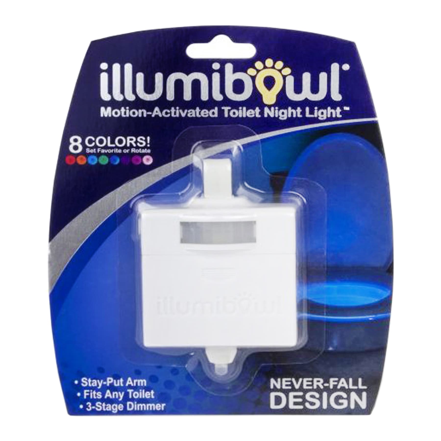 Illumibowl Motion-Activated Toilet Night Light