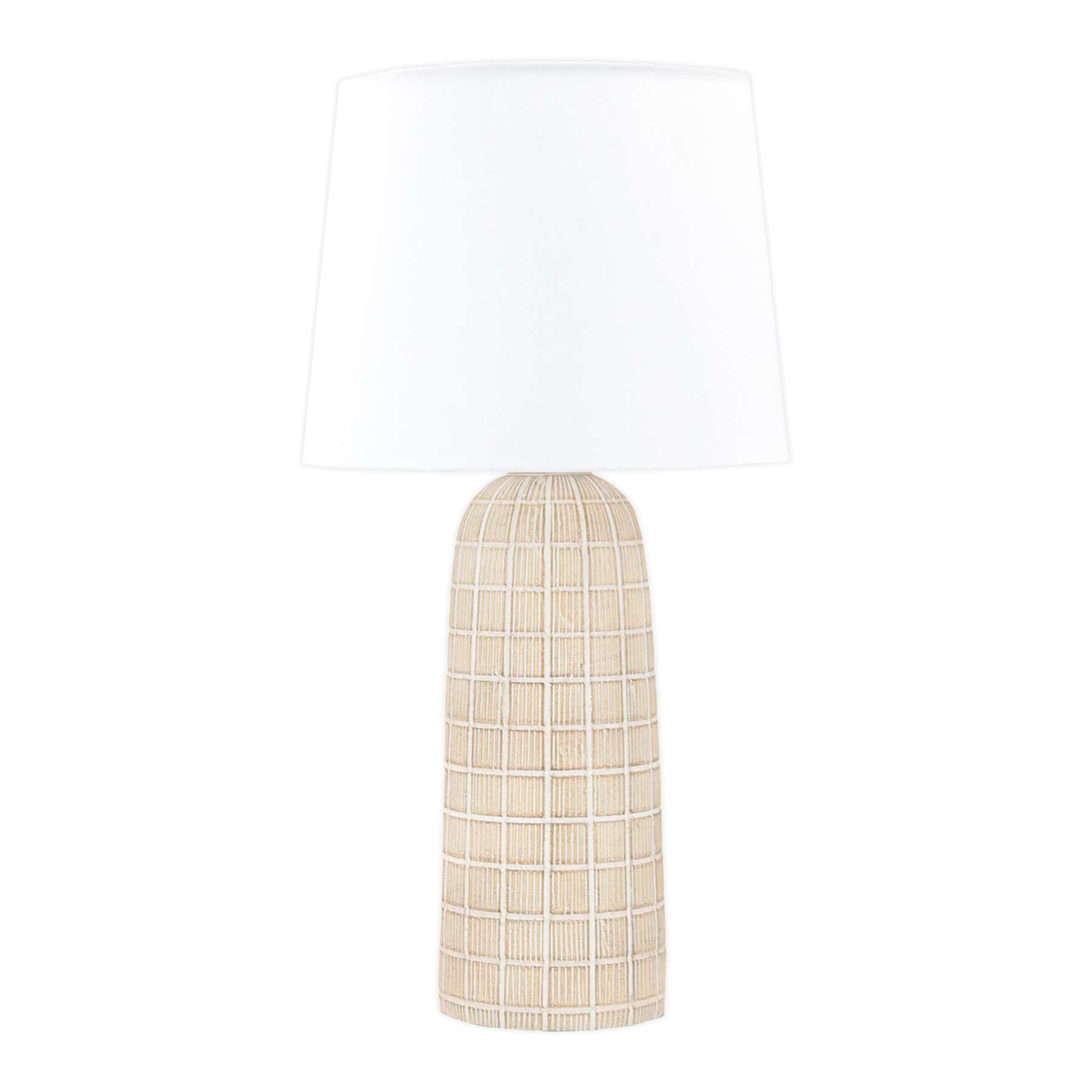 Honeybloom Light Natural Medium Table Lamp with Shade, 24"