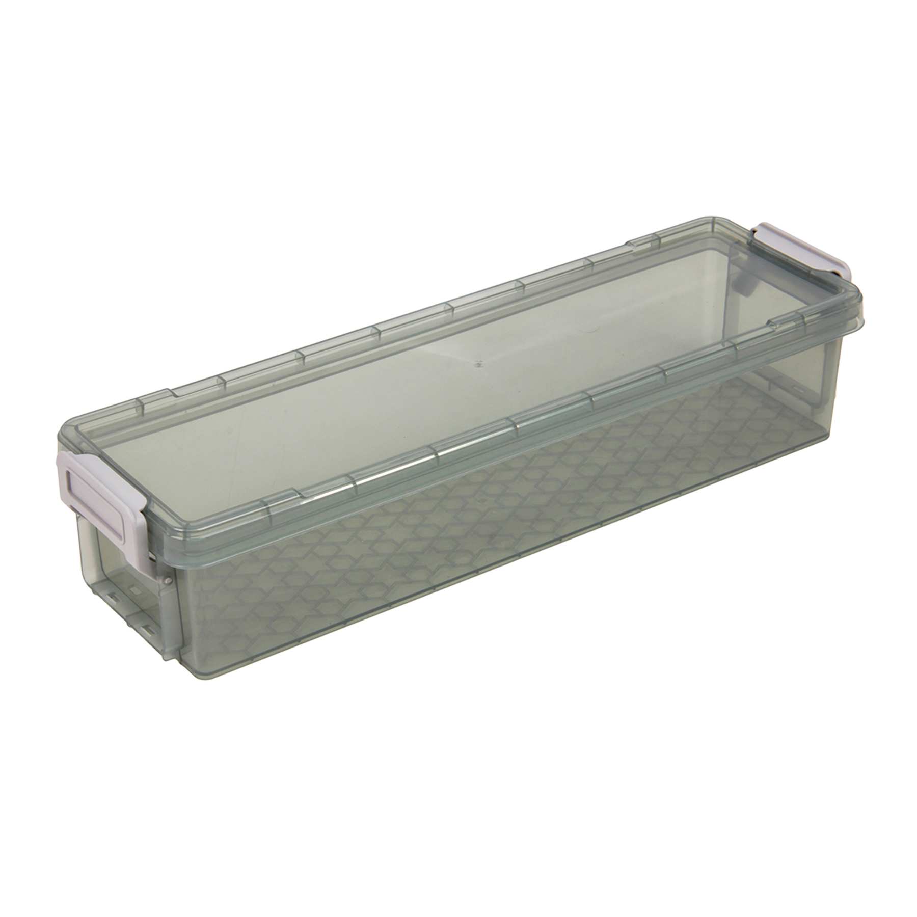 Grey Storage Box with Lid, 1.45l