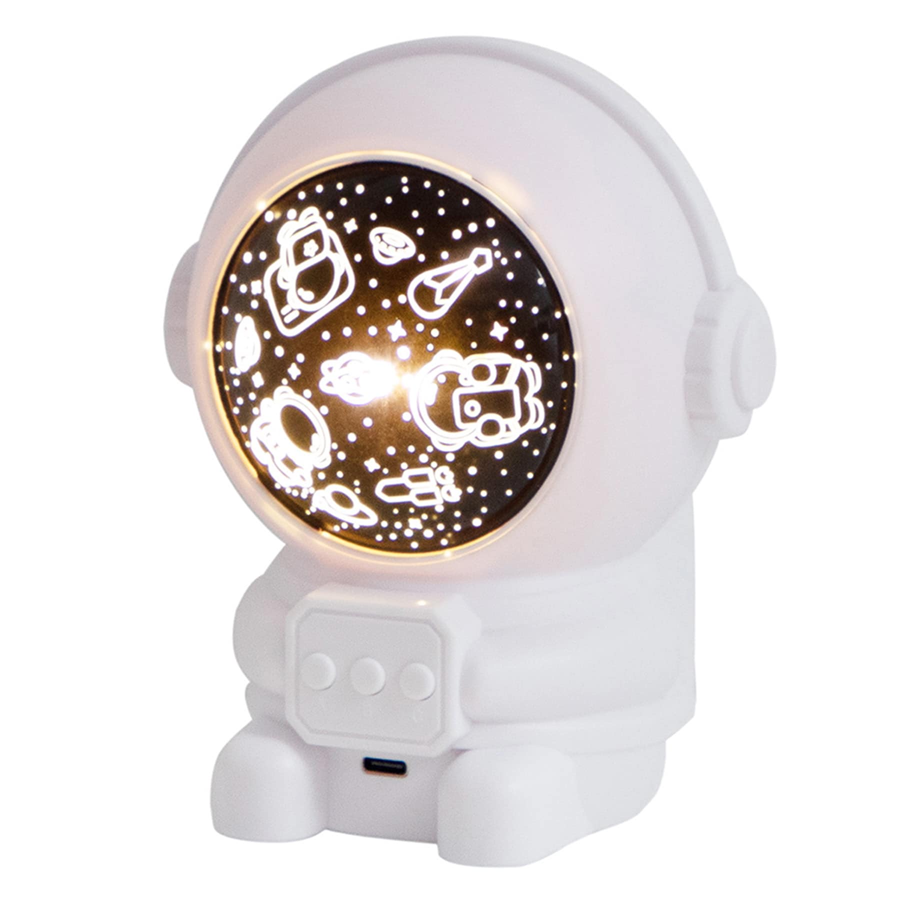 Mini Space Man LED Projector, 5.8"