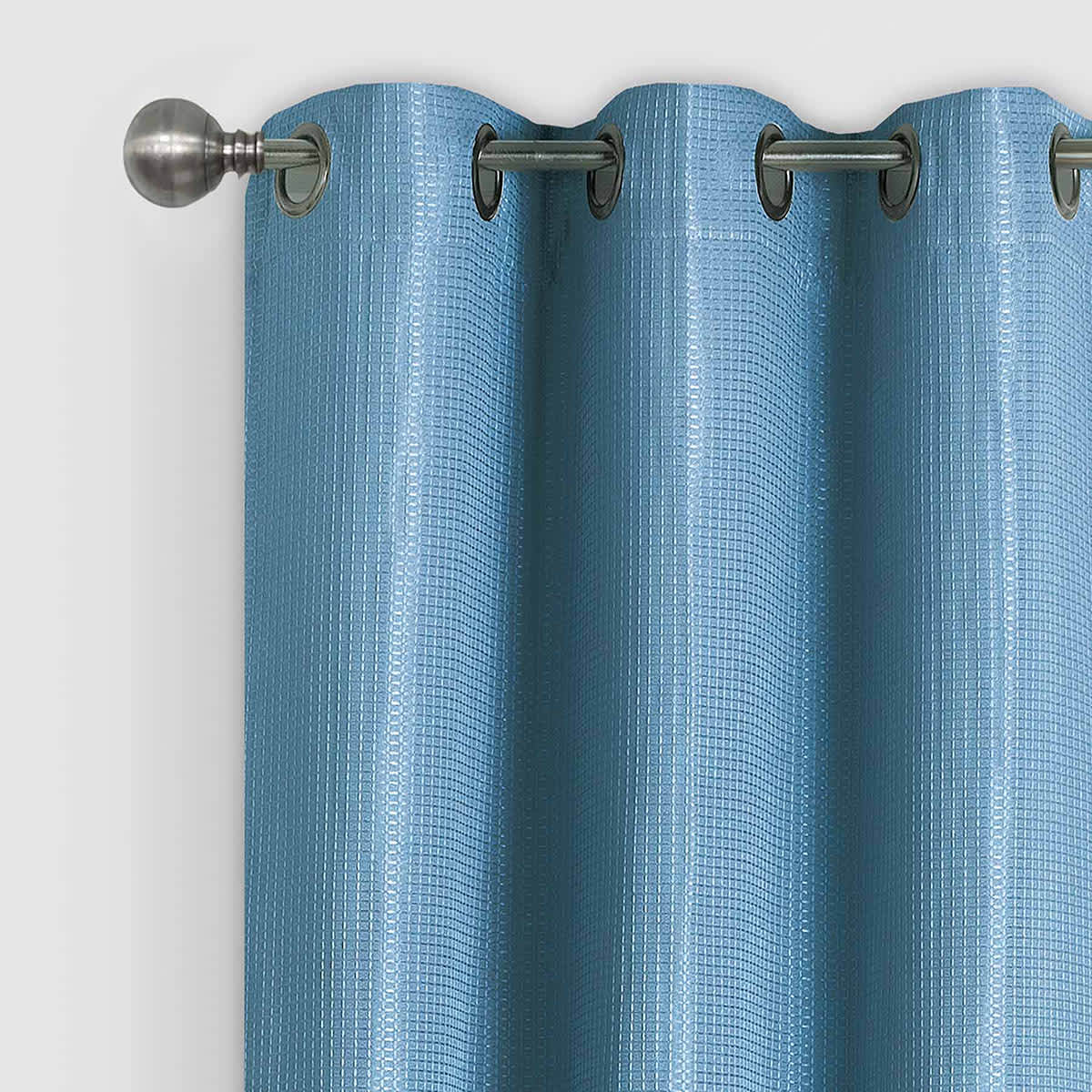 Morrison Blue Blackout Grommet Curtain Panel, 84"