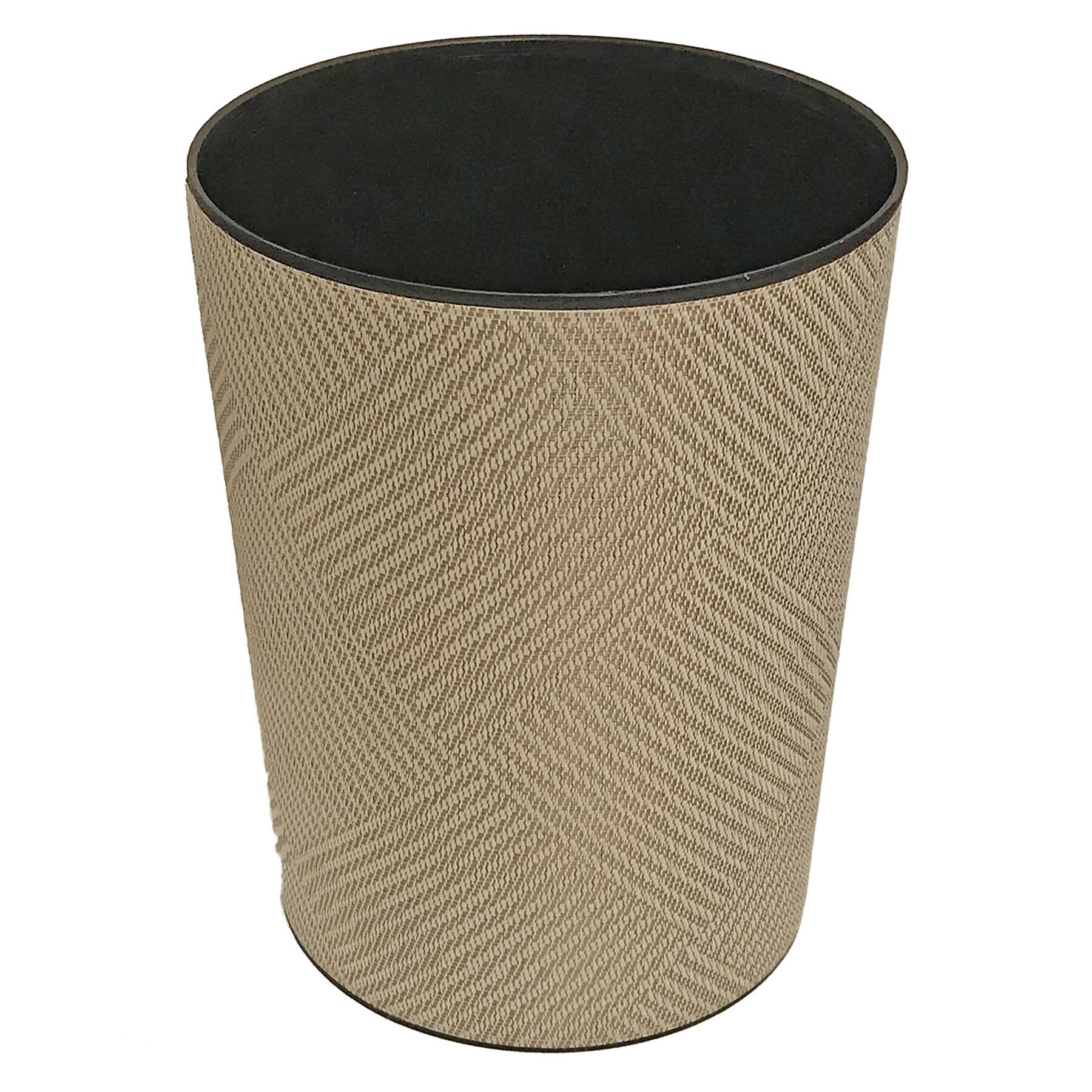 Deco Wrap Wastebasket, Gold Weave