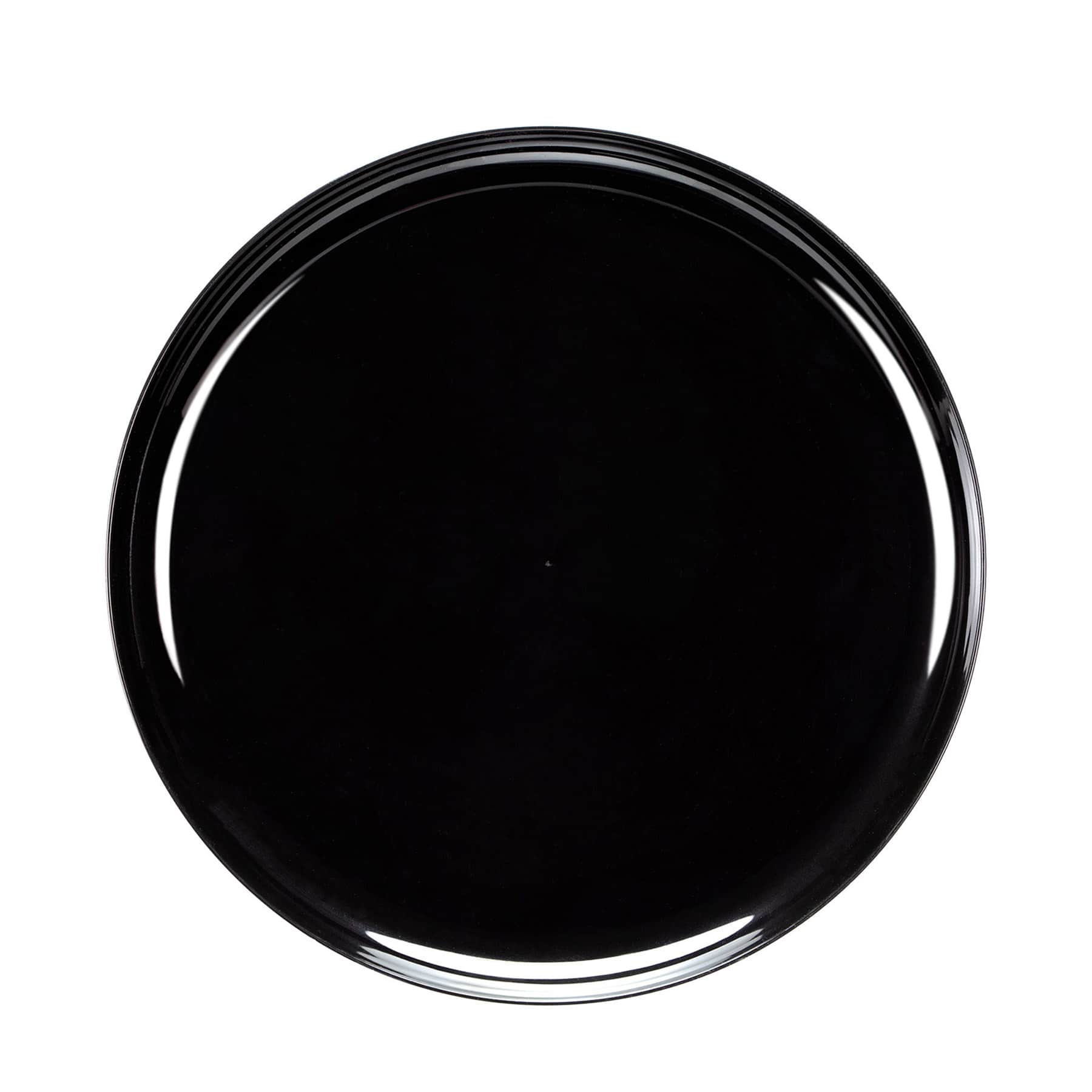 20-Count Bespoke Black Combo Plates, 10.625"