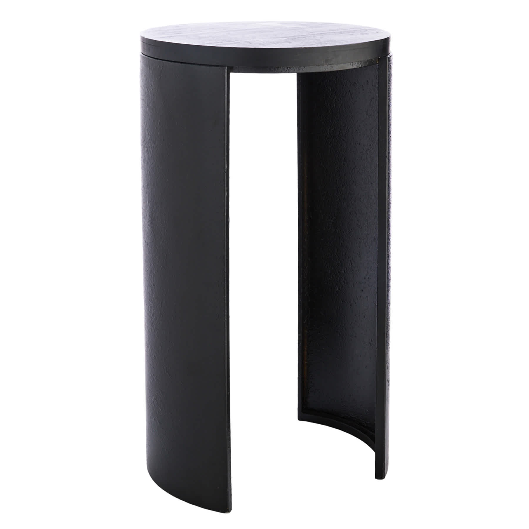 Crosby St. Black Wooden Plant Stand, Medium