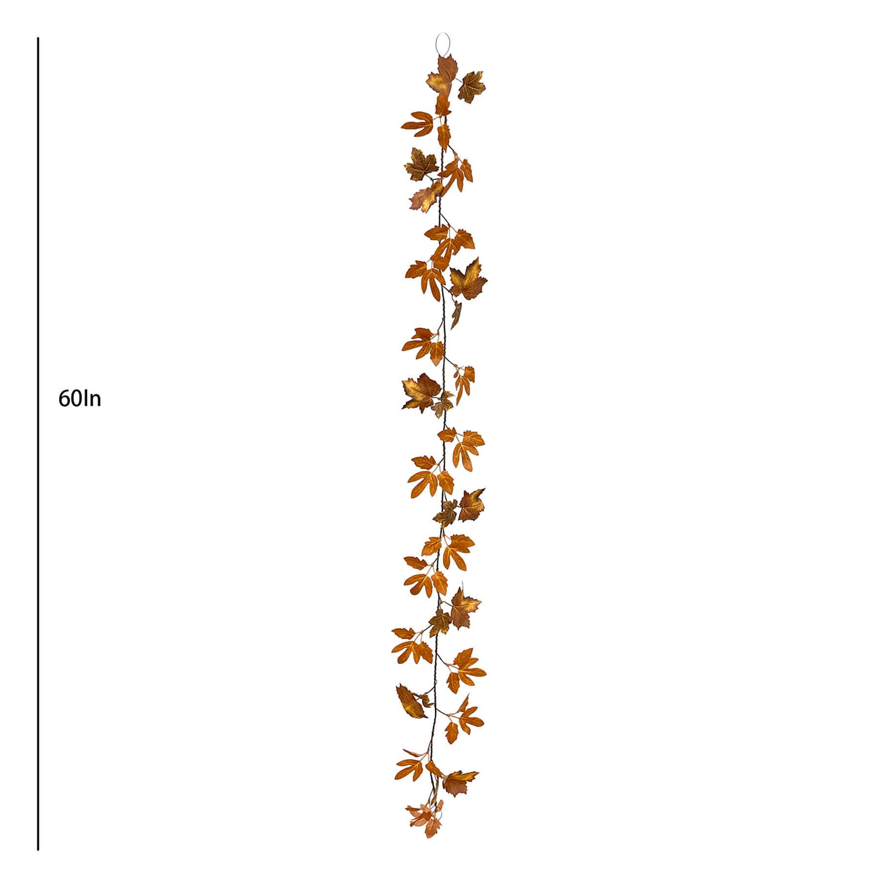 Maple Leaves Coiled Garland, 60"