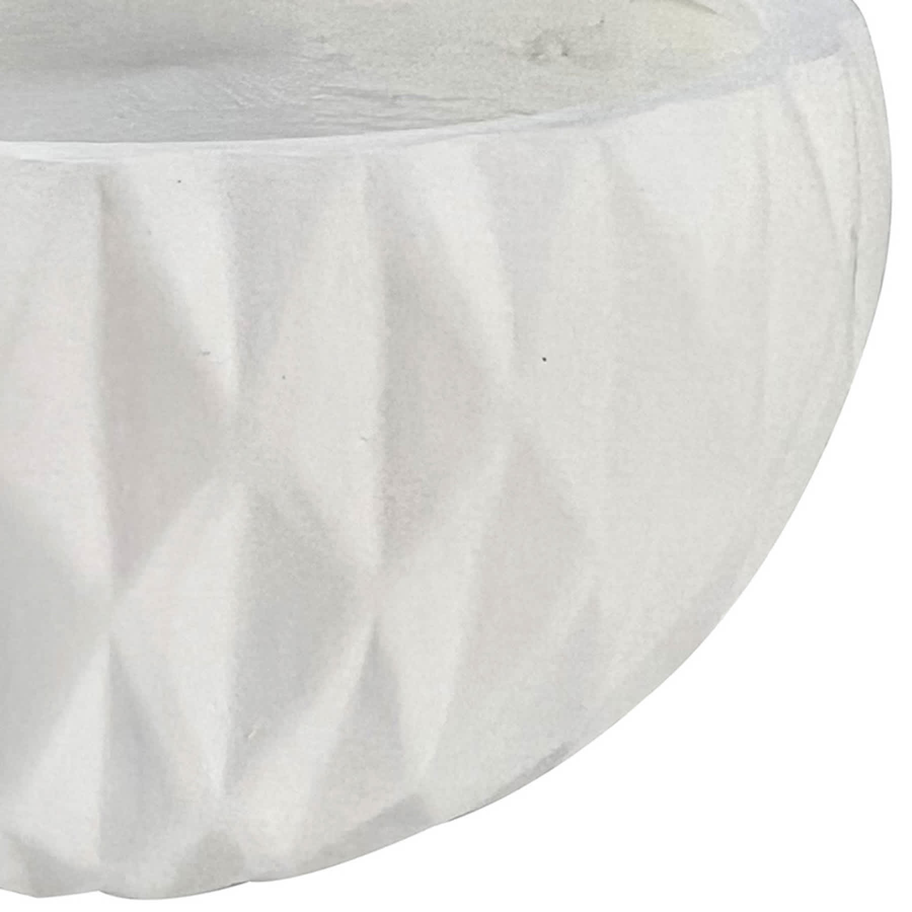 Crosby St. Tess White Outdoor Planter, Medium