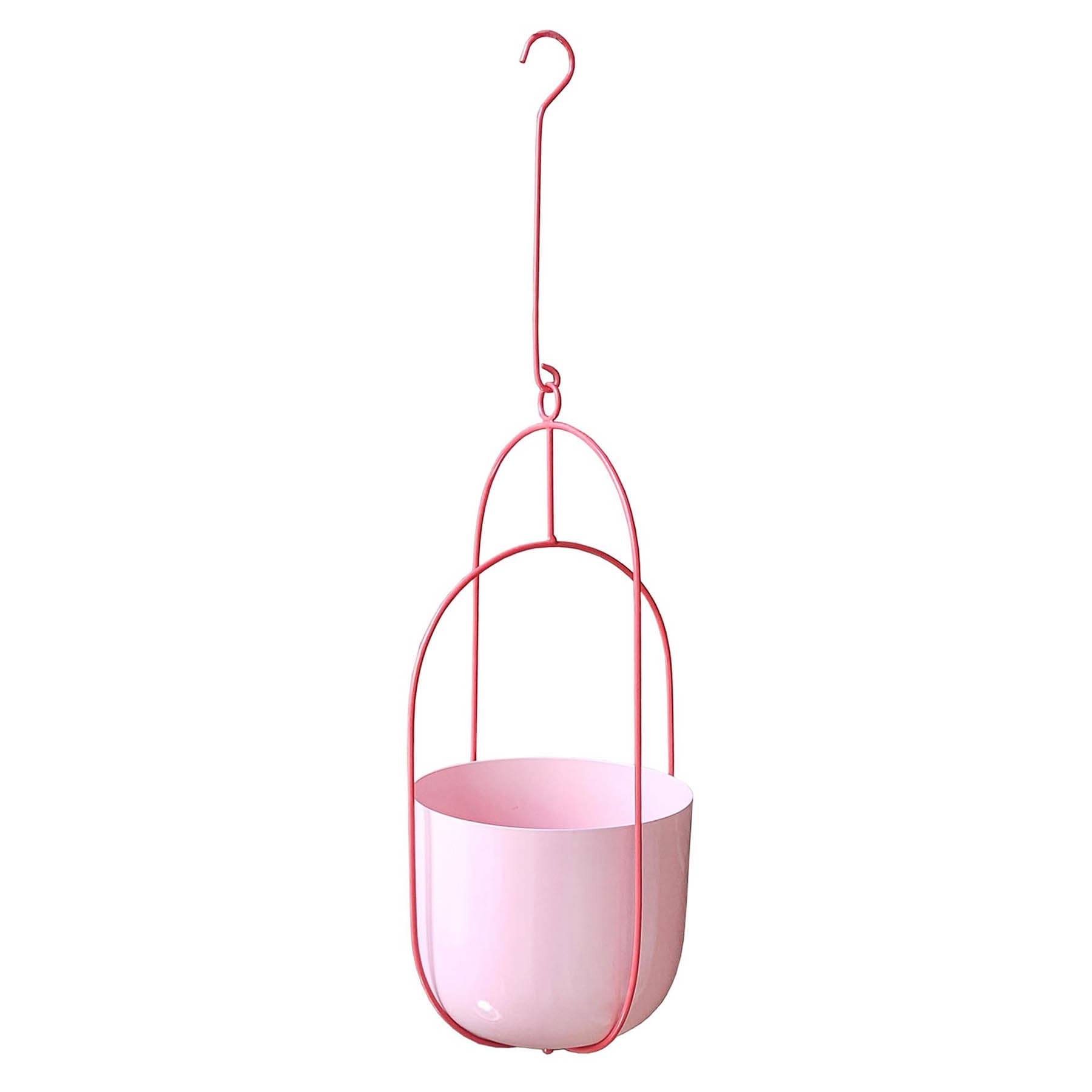 Pink Hanging Planter, 6"