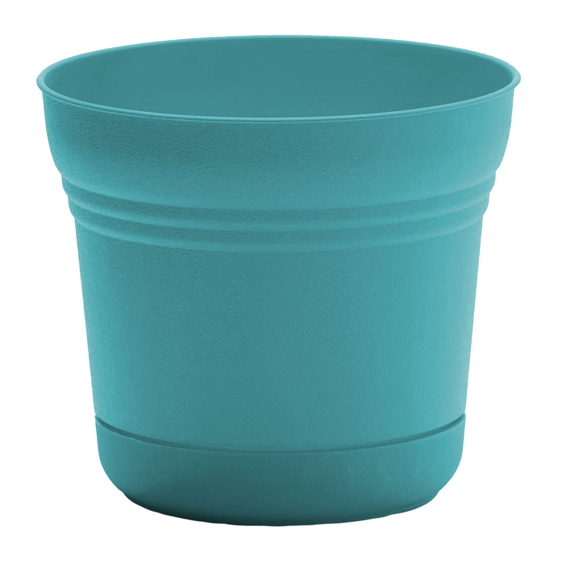 Saturn Bermuda Teal Outdoor Planter, 12"