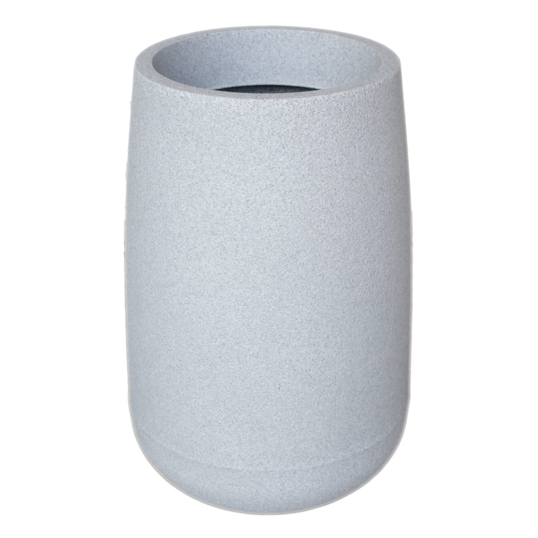 Japi Grey Granite Bios Tall Outdoor Planter, Small