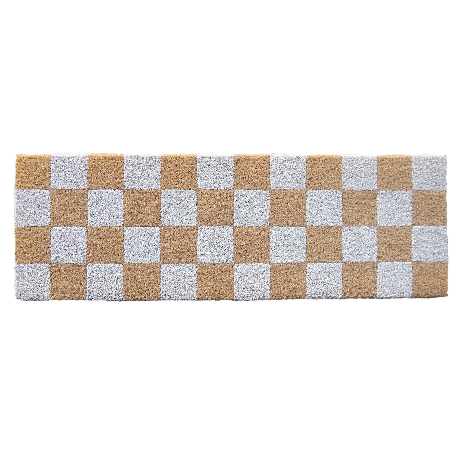 Honeybloom Boutique Checkered Doormat, 10x30
