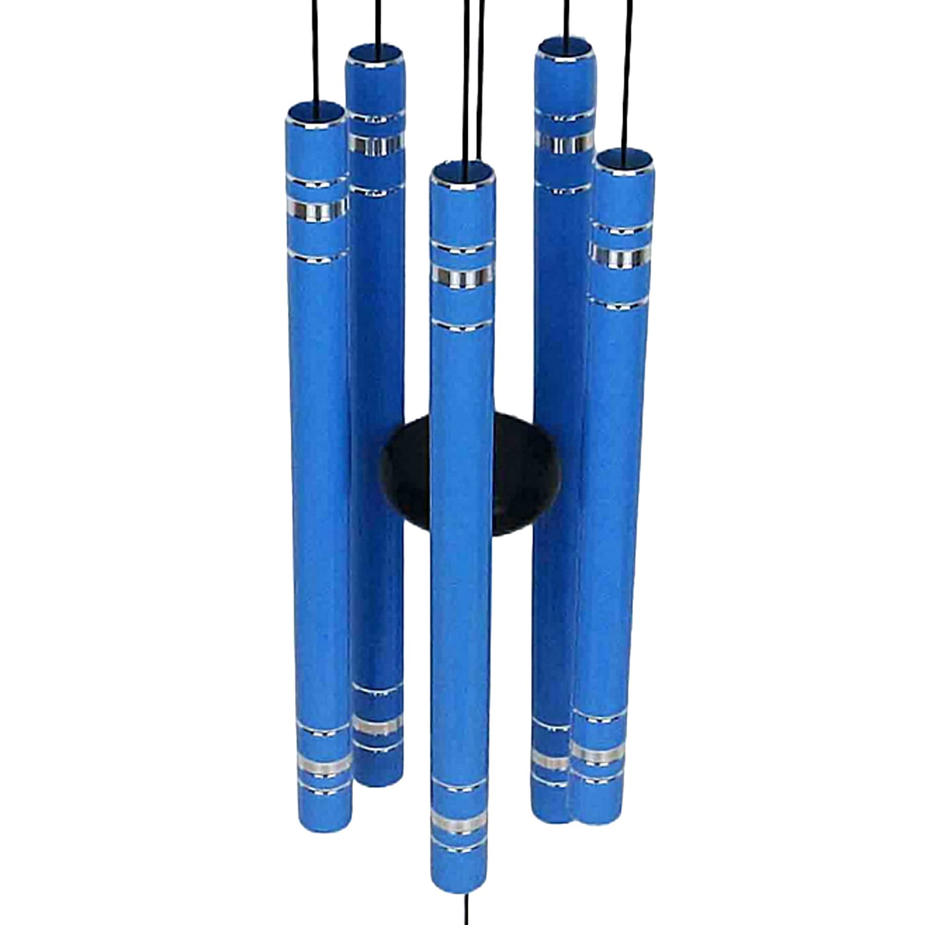 Light Blue Metal Wind Chime, 28"