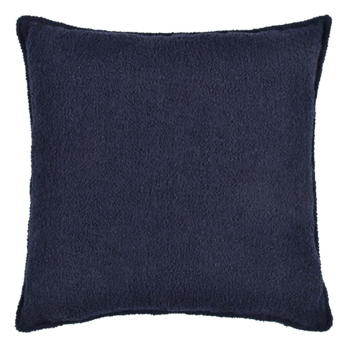 Crosby St. Navy Blue Soft Textured Boucle Throw Pillow, 24"